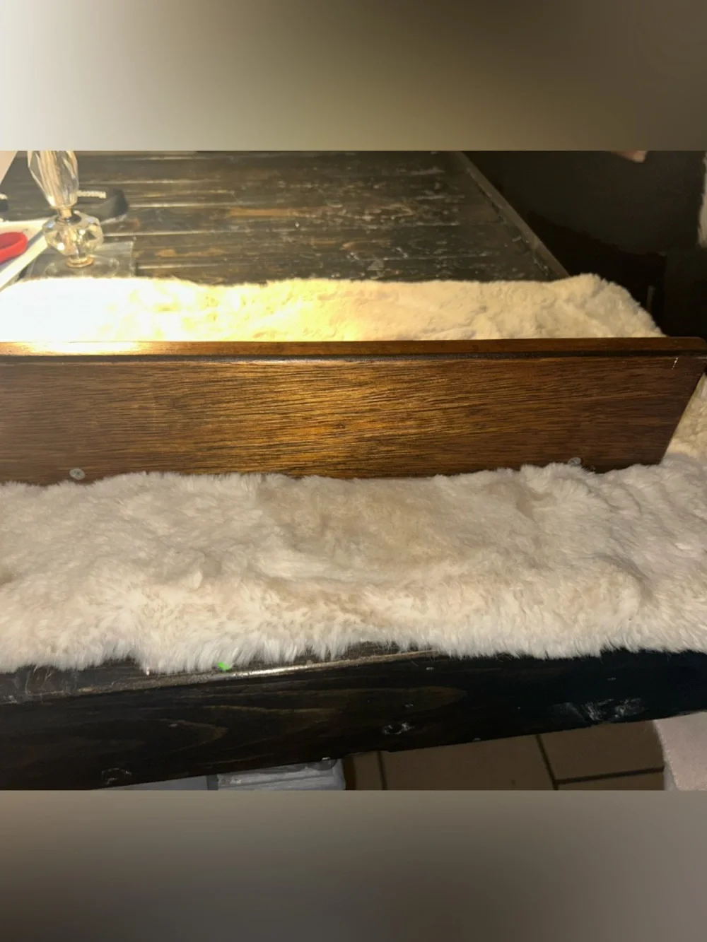 Vintage 16” Wood Wall Shelf Heart Cutout Rustic Country Farmhouse Cottagecore